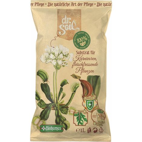 Dr.Soil natürliches Substrat für Karnivoren im 1L Beutel