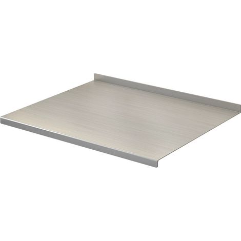Planche inox antibactérienne 60x60 cm avec rebord. Idéale pâte, protection plan travail. Résistante moisissures, facile nettoyage. (1/5)