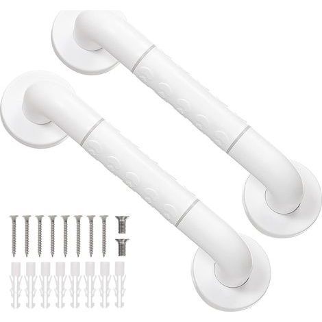 2 barres d'appui en acier inoxydable pour salle de bain,30cm (1/5)
