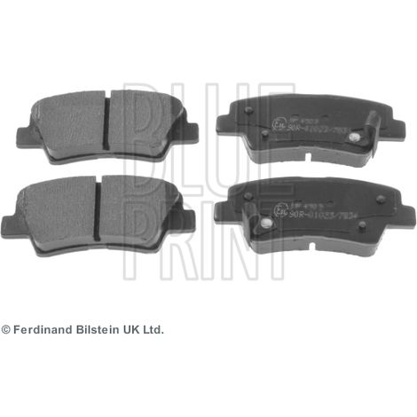 Kit de plaquettes de frein, frein à disque Blue Print ADG042100 KIA 48413-341A0