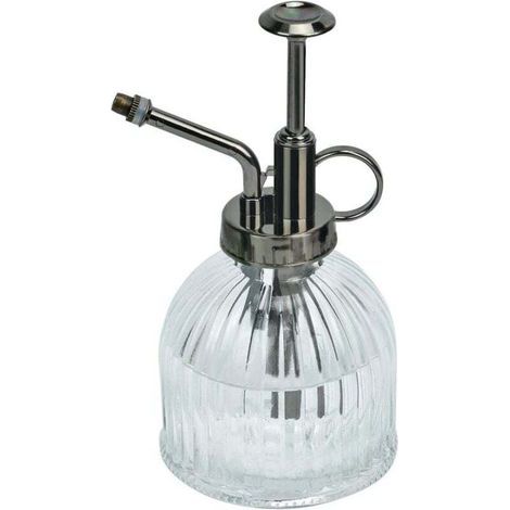 Regadera Ulisem Retro, regadera de vidrio de 200 ml para plantas, regadera de vidrio para plantas de interior y terrarios, para flores de interior y exterior, plantas de interior, transparente. (1/4)