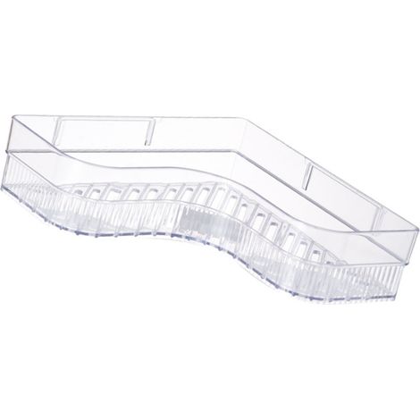 Étagère d'angle de douche en plastique, murale, organisateur de douche pour salle de bain et toilettes, blanc cristal (1/5)