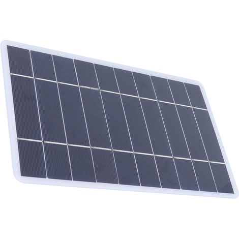 Panneau solaire polycristallin 8 W 5 V, module photovoltaïque haute efficacité, chargeur de batterie solaire extérieur, alimentation portable (1/5)