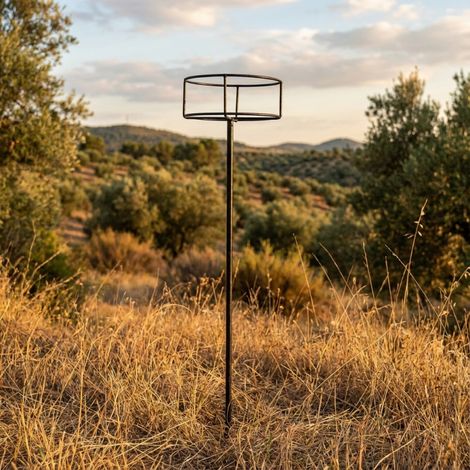Runder Vogelständer 100x29x29 cm, teleskopischer Vogelständer, Vogelsitzstange