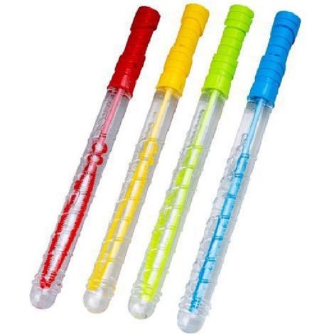 Set 2 Pcs Tube à Bulles De Savon 70ml Baguette 4 Couleurs Assorties 6560014 (1/2)