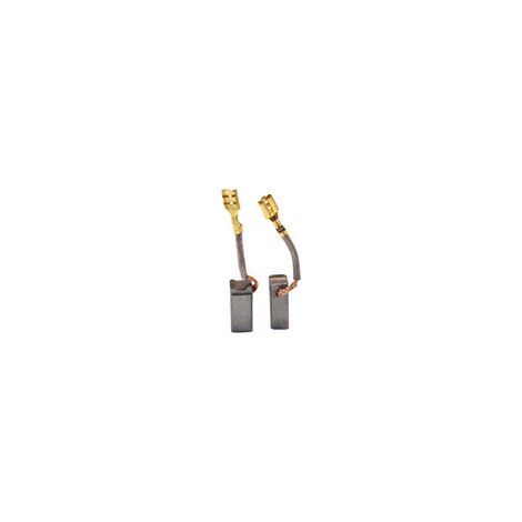 Juego de 2 carbones adaptables para Bosch. Dimensiones: 7 x 8 x 18,5 mm.
