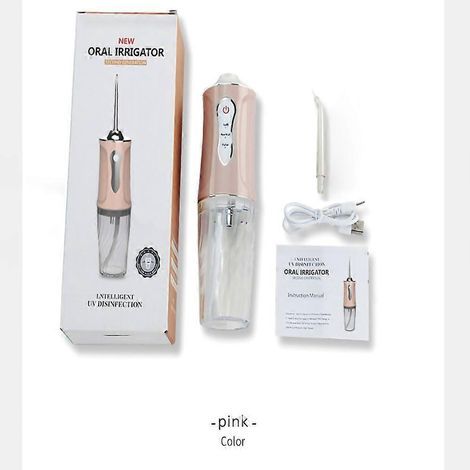 Hydropulseur portable rechargeable USB avec jet d'eau et cure-dents à 4 embouts (1/5)