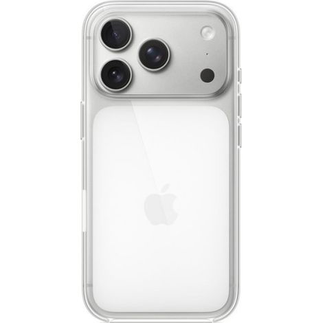Etui Magnetique - Silicone Liquide - Compatible Magsafe - Pour iPhone 17 Pro Max - Transparent - 1 Piece (1/5)