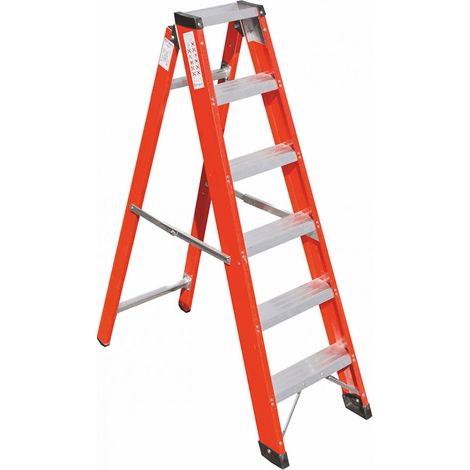 Elektrische isolierte Stehleiter  8 Stufen - hauteur 2.02m - SCAV016/08