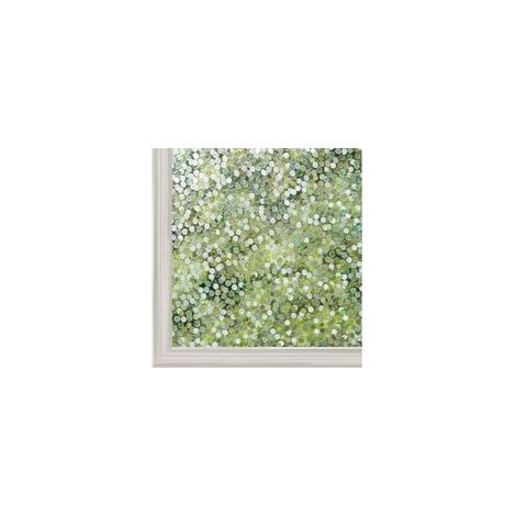 (45x200cm)Film électrostatique pour fenêtre, Protection Privé, Film Fenetre à Circle Pattern pour Maison Chambre Bureau Salle de Bain (1/4)