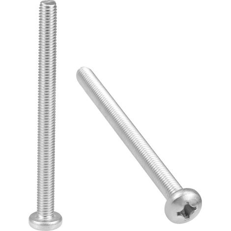 M8x100mm Vis à métal tête Cruciforme boulons fixation 2Pcs (1/5)