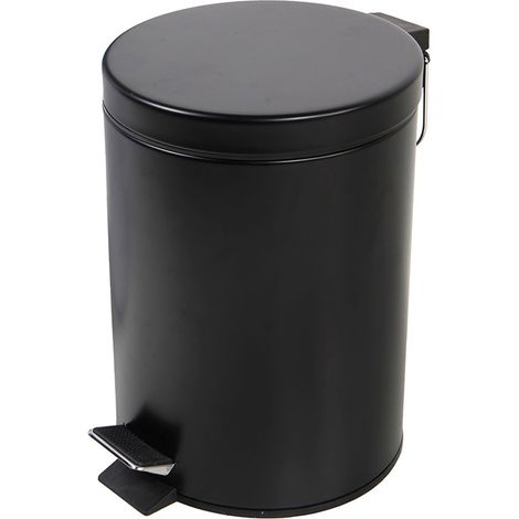 Edelstahl Kosmetik-Mülleimer 5 Liter -MTM1000-1001-schwarz-var (1/2)
