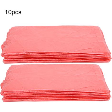 Nappes jetables pour pique-niques, mariages et autres occasions festives, 1,8 x 1,8 mètres, 10 feuilles/paquet, rouges. (1/5)