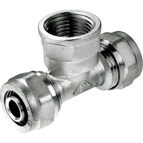 Raccordo a T a vite PEX 16x1/2" GW (1/2)