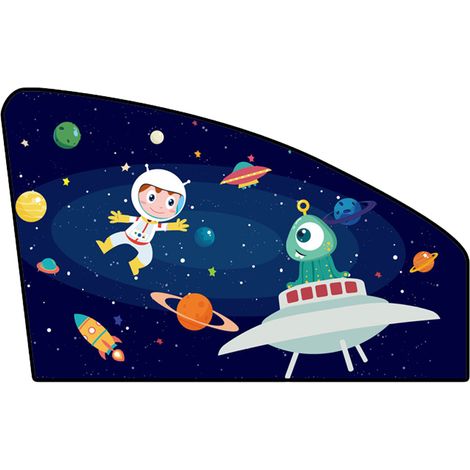 Pare-soleil magnétique voiture avec motif cartoon, protection UV anti-chaleur, rideau occultant pare-soleil pour fenêtre auto, écran solaire portable pour véhicule (1/5)