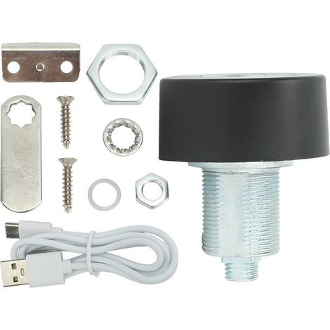 Serrure à empreinte digitale L28 pour meuble, verrouillage biométrique rapide 0.5s, alliage de zinc, rechargeable USB-C (1/5)