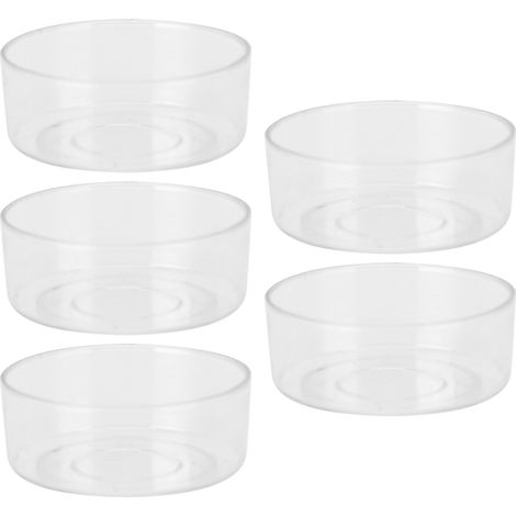 50 moules à bougies en plastique transparents et résistants à la chaleur, pour la fabrication de bougies DIY. Accessoire idéal pour la création de bougies. Forme ronde. (1/5)