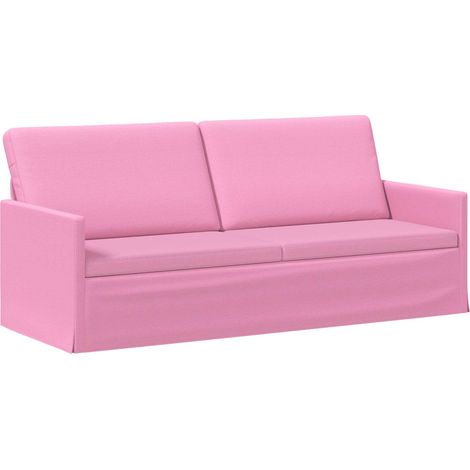 Divano a 3 posti Rosa 190 x 81 x 82 cm Tessuto vidaXL (1/5)
