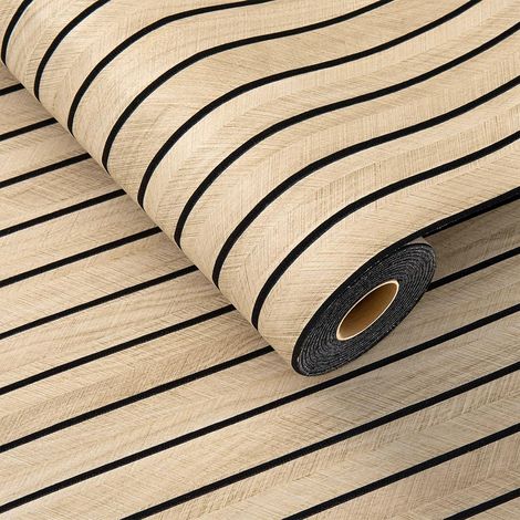 Panneaux acoustiques auto-adhésifs Panneaux muraux en bois, 300x40cm Décoration murale, Panneau de protection acoustique 3D à lamelles en placage de bois Panneaux de plafond (1/5)