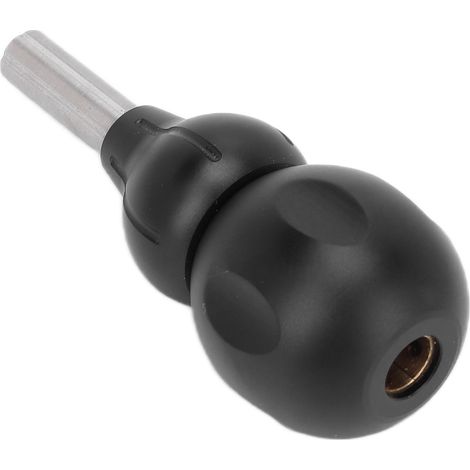 Manchon de cartouche de tatouage forme gourde, poignée pour machine à tatouer à bobine, 32mm/1,3in, noir, usage facile (1/5)