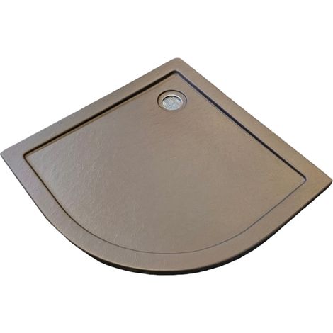 Acryl Rundbrausetasse 90x90 cm Grau