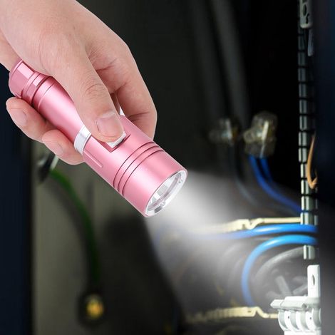 L2 LED-Taschenlampe, wasserdicht bis 100 m, Camping, stufenlose Dimmfunktion (1/5)