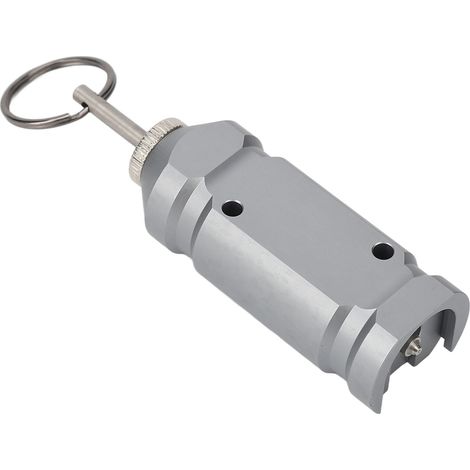 Kit de fil d'alarme périmétrique en alliage d'aluminium, système d'alerte précoce avec goupille en acier, dispositif de sécurité pour camping et propriété, gris (1/5)