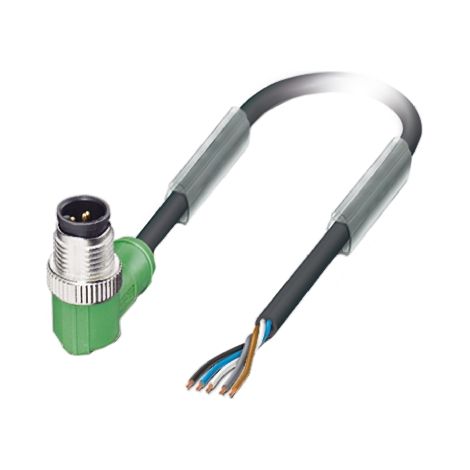Câble d'actionneur Phoenix Contact 5 conducteurs , M12 Mâle, 10m ( Prix pour 1 )