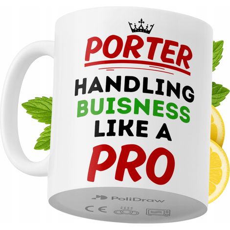 Mug humoristique pour porteur, tasse à café ou à thé avec texte amusant, mug graphique idéal pour les anniversaires, les fêtes et les occasions spéciales, à la maison ou au bureau. Mug premium blanc d (1/5)