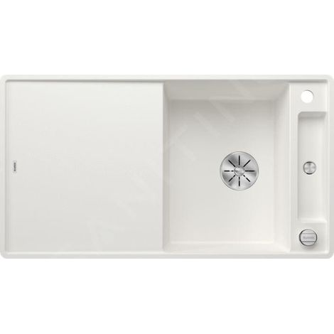 Blanco Axia III 5 - Évier en silgranit, 905x500 mm, avec commande de vidage et accessoires, InFino, blanc 523228 (1/5)