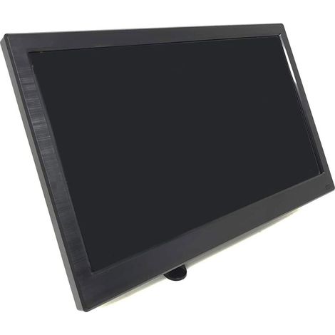 Monitor 13.3'' pollici LCD HD portatile HDMI VGA USB BNC per videosorveglianza telecamera auto 720p con telecomando casse incorporate (1/4)