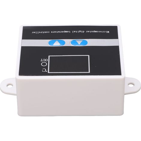 Régulateur de température numérique thermostat compact précis sonde étanche pour aquarium terrarium serre 12V 120W (1/5)