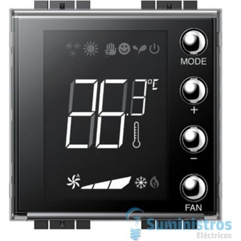 Termostato empotrado BTILN4691 con pantalla retroiluminada