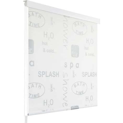 Store roulant de douche Rideau de douche 140x240 cm Éclaboussures BXZ4137 (1/5)