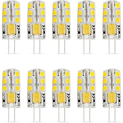 SABIR-Ampoule LED (blanc chaud) - Culot G4 - Blanc chaud - 3,5 W - équivalent à 25 W (1/4)