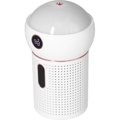 Luftbefeuchter mit großem Fassungsvermögen (630 ml), Einzelsprühfunktion, 360°-Sprühstrahl, USB-aufladbar, Weiß, für Zuhause und Auto (1/5)