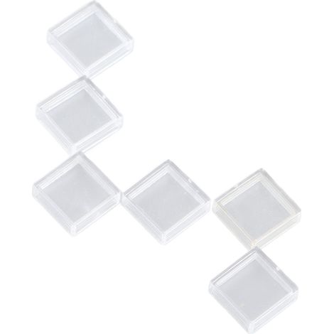 200 Capsules de Protection Transparentes ABS pour Boutons Tactiles - Coiffes Carrées pour Interrupteurs Électroniques (1/5)