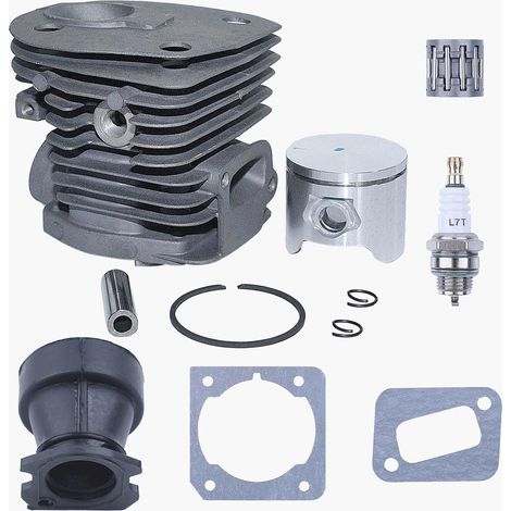Kit de joints de cylindre à piston plaqué Nikasil pour Husqvarna 350 351 353 346XP (44 mm) Extracteur de collecteur de tronçonneuse à étincelle (1/5)