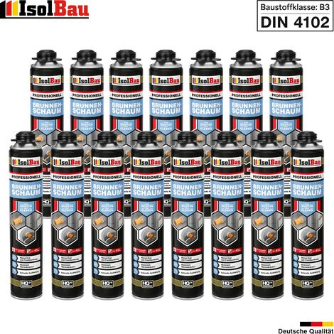 Brunnenschaum 15 x 750ml Bauschaum Pistolenschaum Montageschaum IsolBau (1/5)