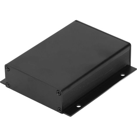 Gehäuse aus Aluminiumlegierung, schwarz, wasserdicht, korrosionsbeständig, gute Abdichtung, Elektronikprojektgehäuse, DIY-Instrumentenbox (1/5)