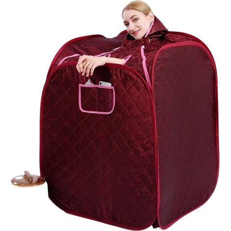 Kit de sauna portatif Générateur de vapeur portatif du sauna 3.0L 1500W, tente personnelle se pliante de vapeur de sauna de station thermale de télécommande intellinte Tente de sauna personnelle pour (1/5)