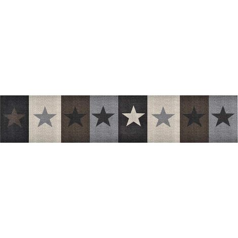Maison Exclusive - Küchenteppich Waschbar Sterne 60x300 cm