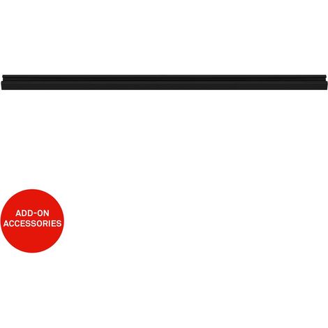 Briloner Rail Système de rail, accessoires, composant d'extension, noir, 0,75 m