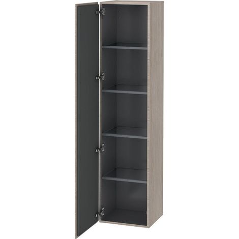 Armoire L-CUBE 400x363x1760mm ouverture gauche pin argenté