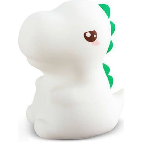 Veilleuse dinosaure rechargeable et portable pour bébé/enfant (1 pièce), 7 couleurs de lumière, lampe de chevet, décoration kawaii pour chambre de fi (1/4)