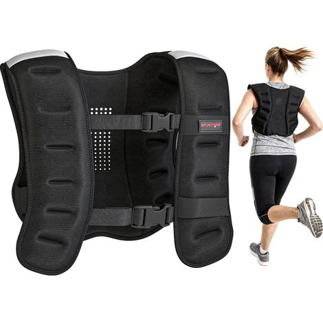 SPORTNOW 8kg Weighted Vest with Adjustable Straps and Reflective Strips