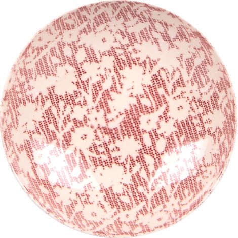 Table Passion - Assiette creuse Léa rouge 22 cm (lot de 6) (1/4)
