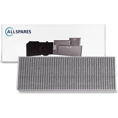 Filtro de carbón AllSpares XBOGF para horno de vapor apto para Bora X BO (410x176x49mm) (1/2)