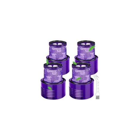 Filtre pour Dyson V10 SV12,Filtres pour Dyson Cyclone V10 SV12 Series V10 Absolute/Animal/Total Clean/Motorhead Aspirateurs, Filtre de Remplacement Accessoires DY-969082-01(4 Packs) (1/5)