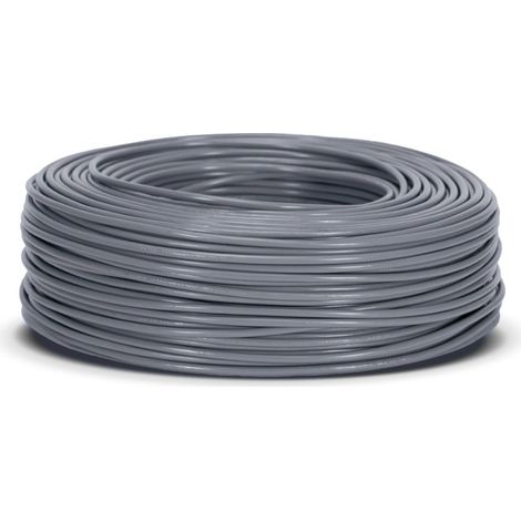 Cable Electrico Libre Halogenos 4 mm2 Gris 50 m Hilo PVC H07Z1-K Cable para Electrodomesticos (1/5)